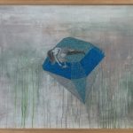 ANGST.LUST, 2014 | mixed media on canvas in glass box 102x83 cm