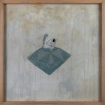 ANGST.GAZE, 2014 | mixed media on canvas 82x82 cm