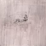 ANGST. A COUPLE’S UNIVERSE, 2014 | mixed media on canvas 60X60 cm